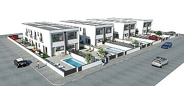 2&3 beds townhouses in Gran Alacant near airport & beach in Maisons de Mer