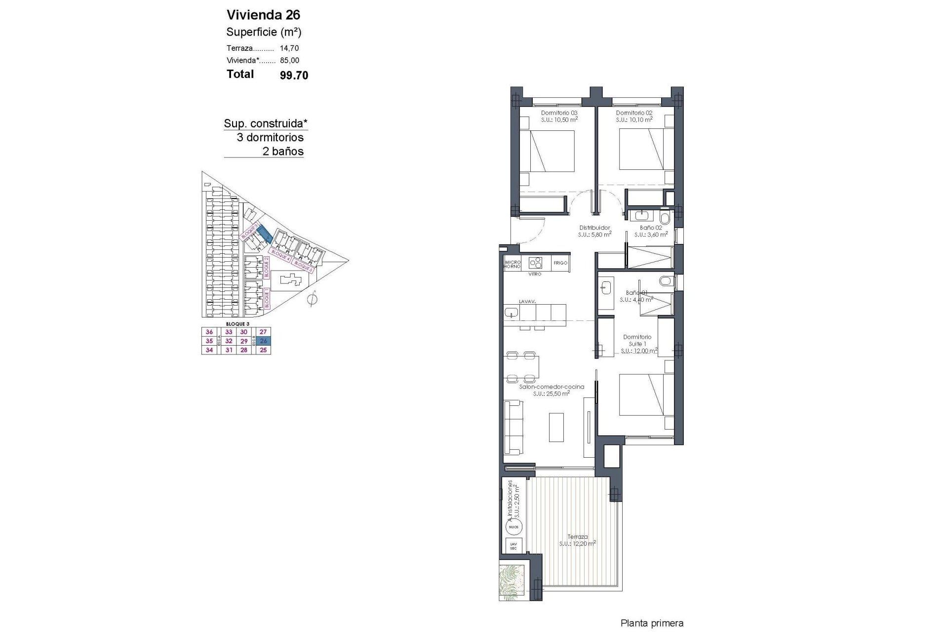 New Build - Apartment - Los Alcázares