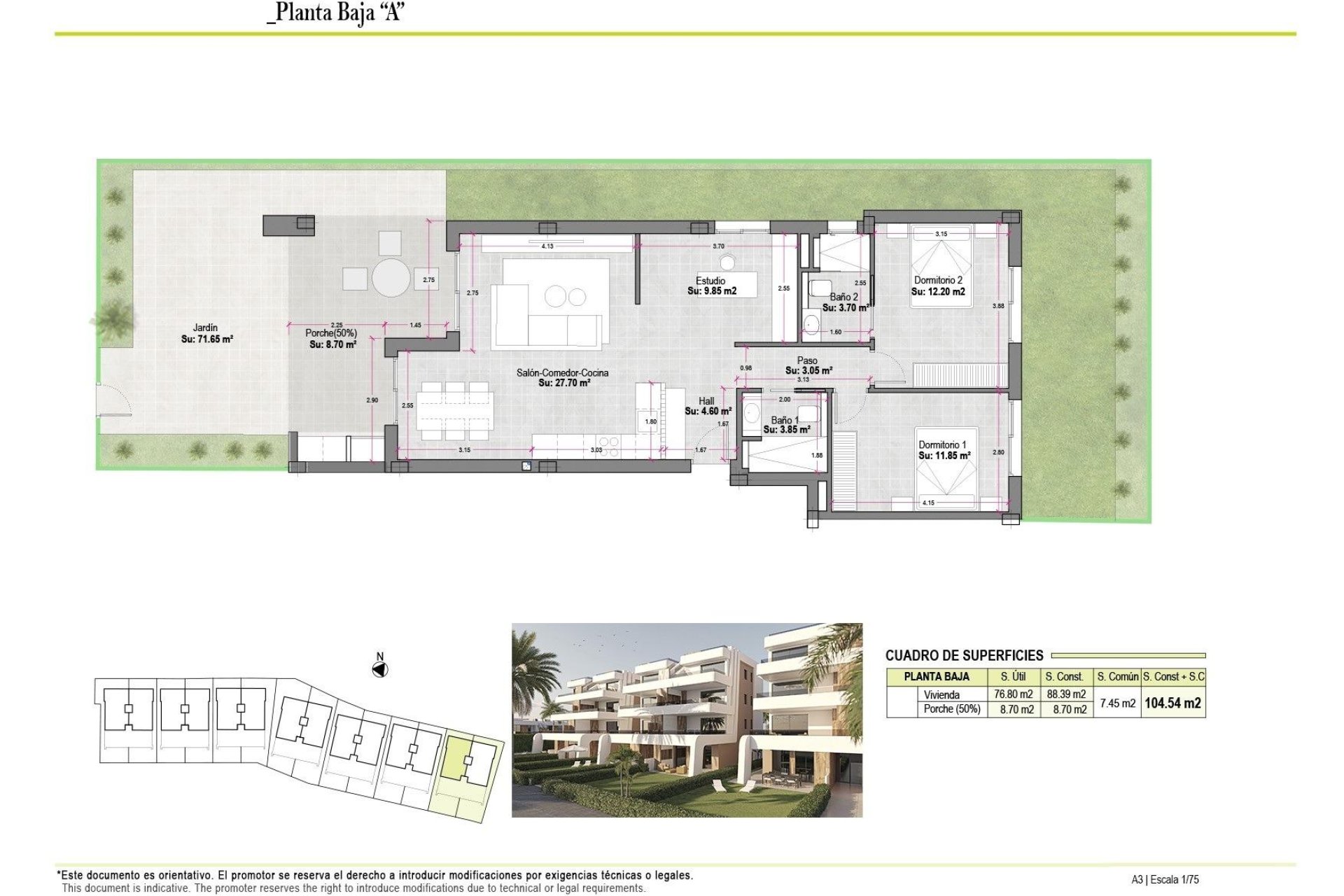 New Build - Ground floor Apartment - Alhama De Murcia