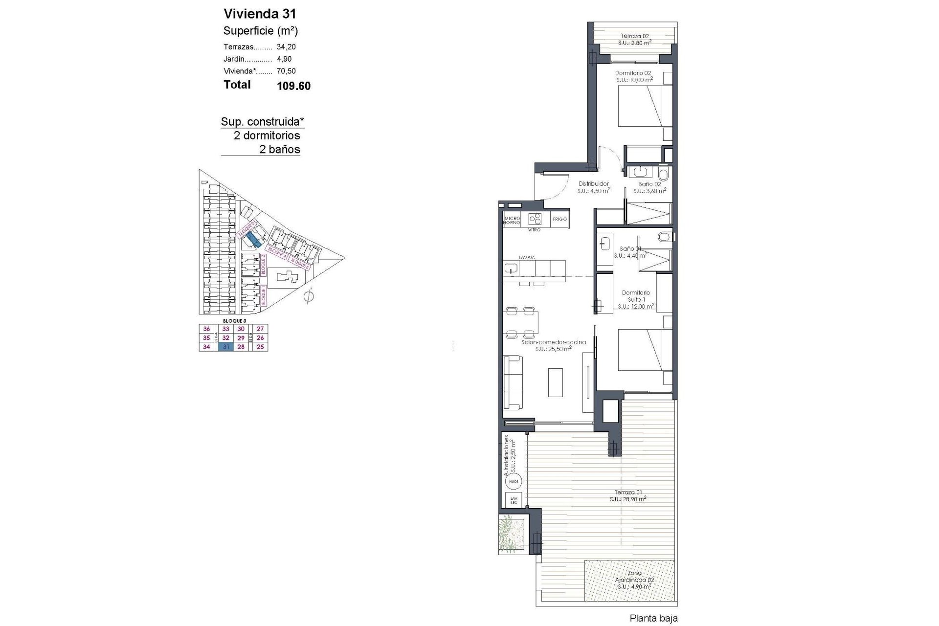 New Build - Ground floor Apartment - Los Alcázares