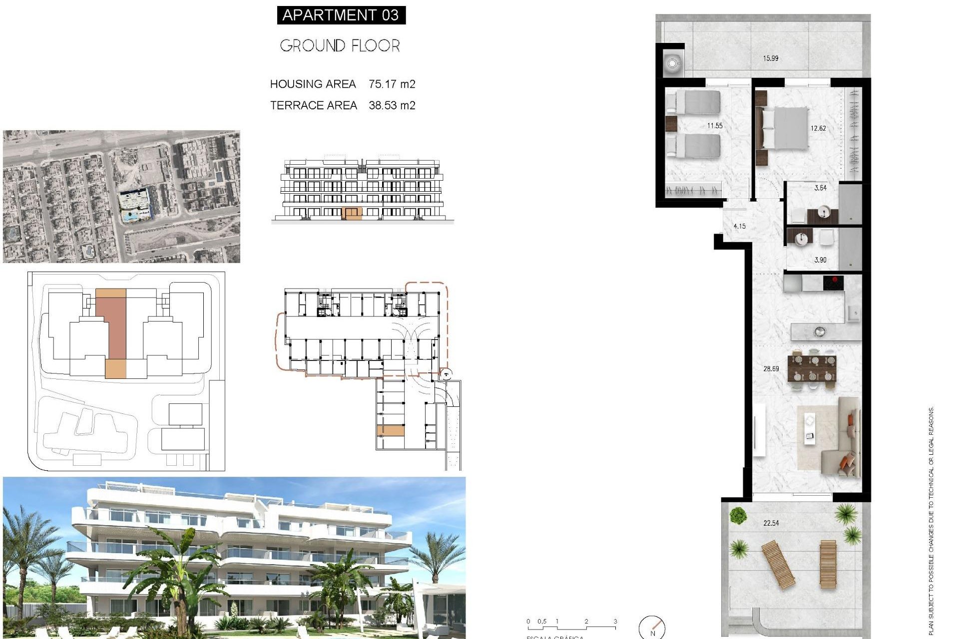 New Build - Ground floor Apartment - Orihuela Costa