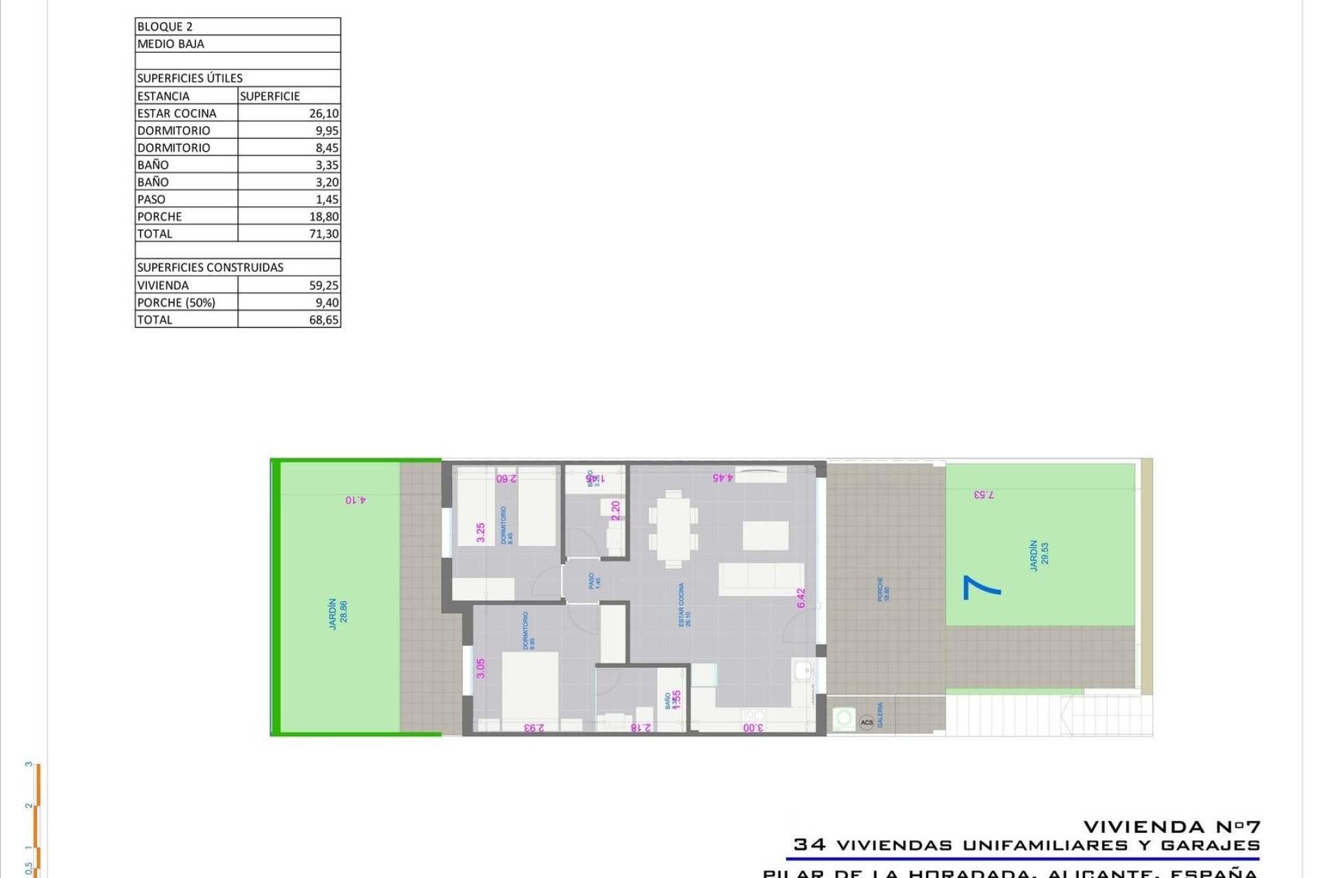 New Build - Ground floor Apartment - Pilar de la Horadada