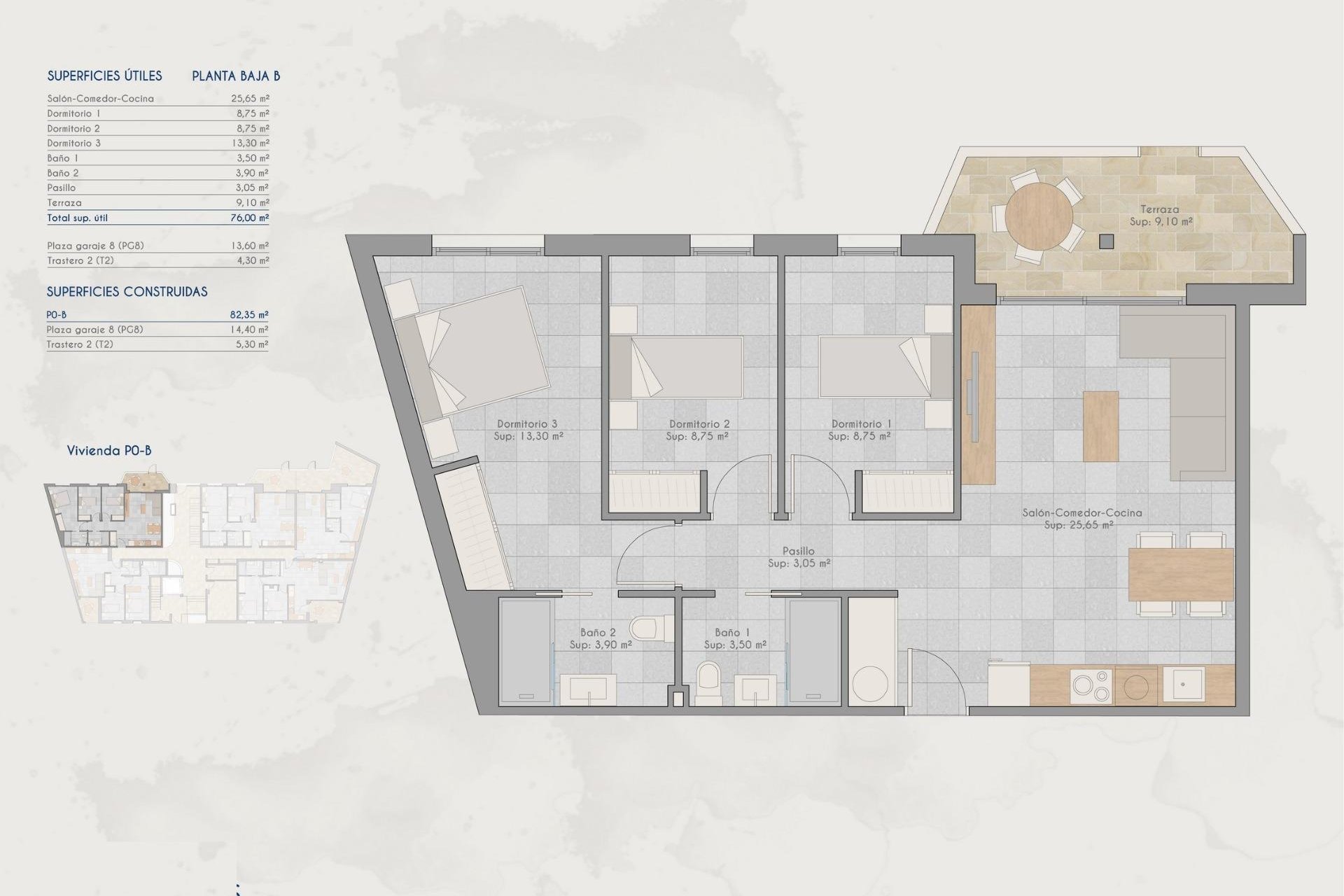 New Build - Ground floor Apartment - San Pedro del Pinatar