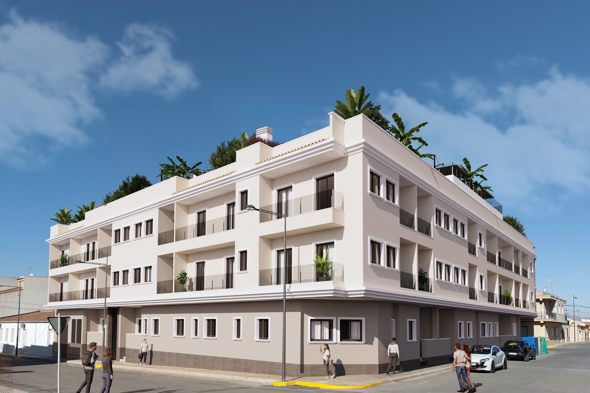 Nouvelle construction - Appartement au dernier étage - Algorfa
