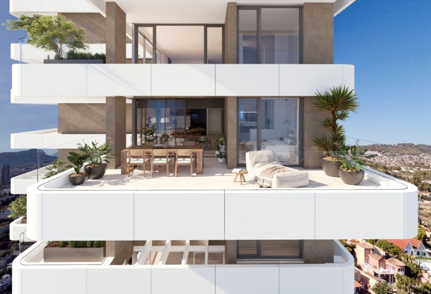 Nouvelle construction - Appartement au dernier étage - Calpe