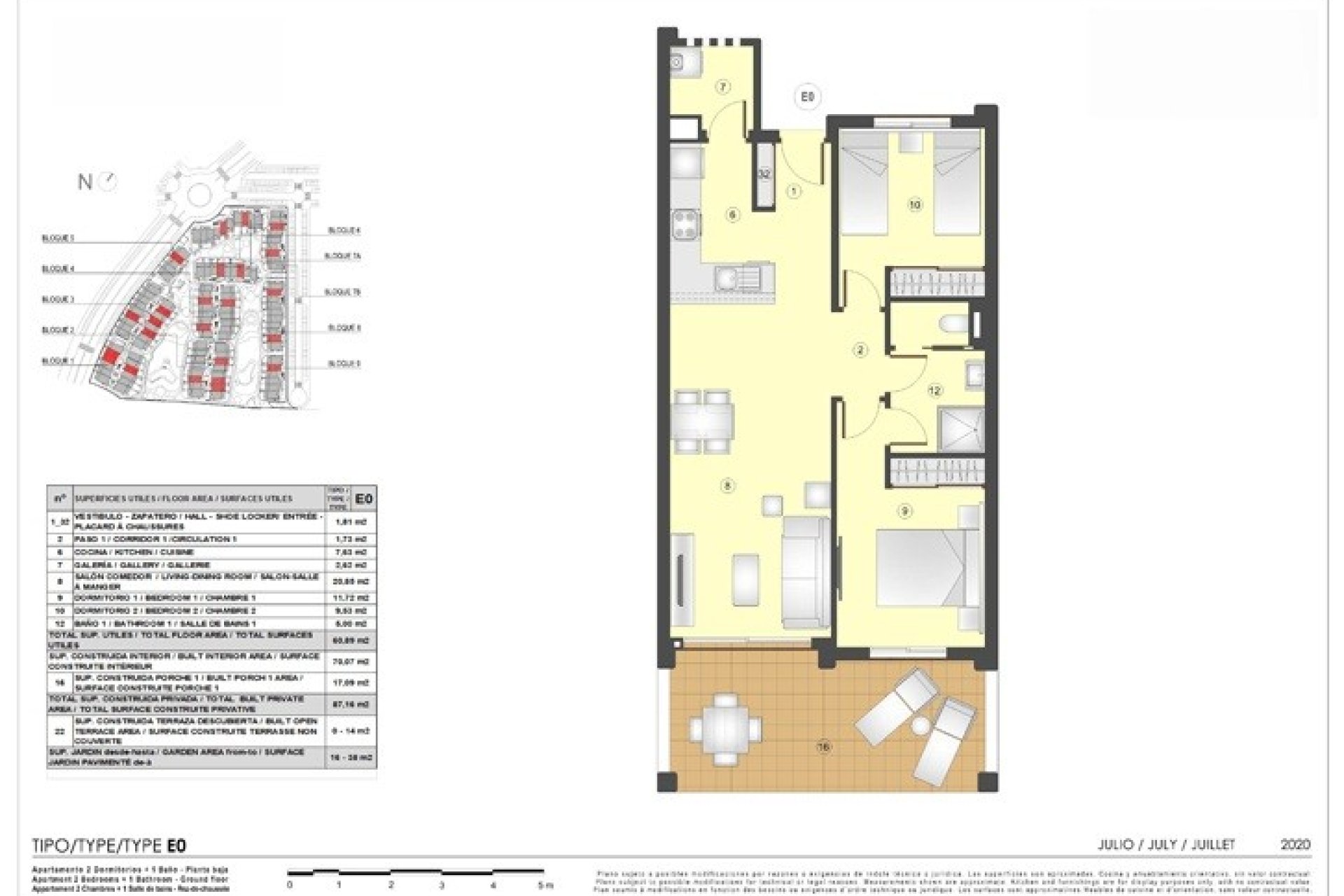 Nouvelle construction - Appartement au dernier étage - Pulpí