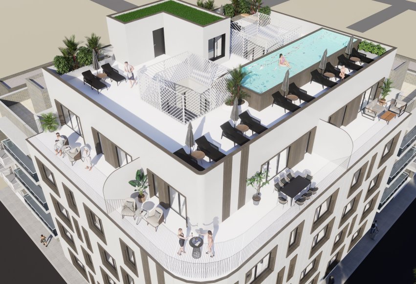 Nouvelle construction - Appartement au dernier étage - Torrevieja