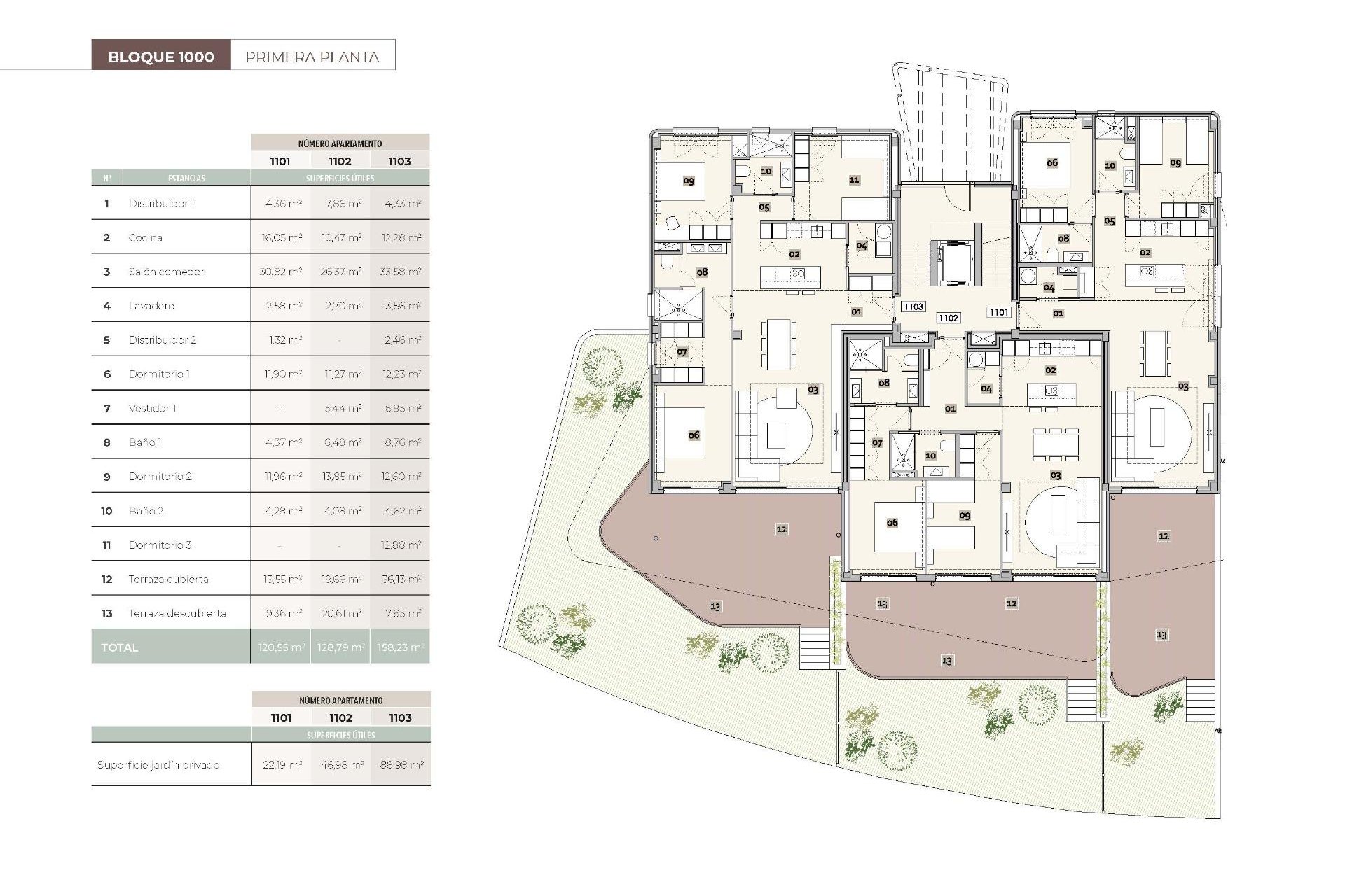 Nouvelle construction - Appartement en rez-de-chaussée - Oliva
