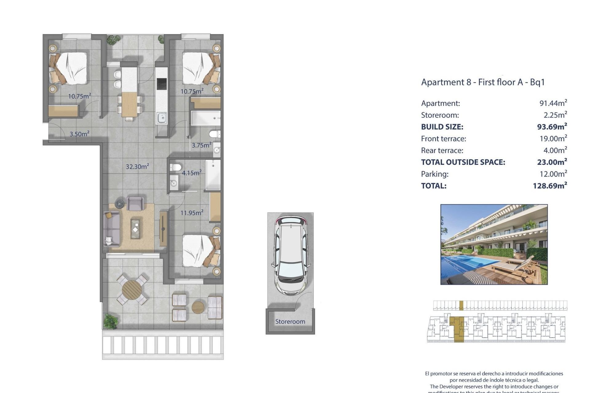 Nouvelle construction - Appartement - Los Alcázares