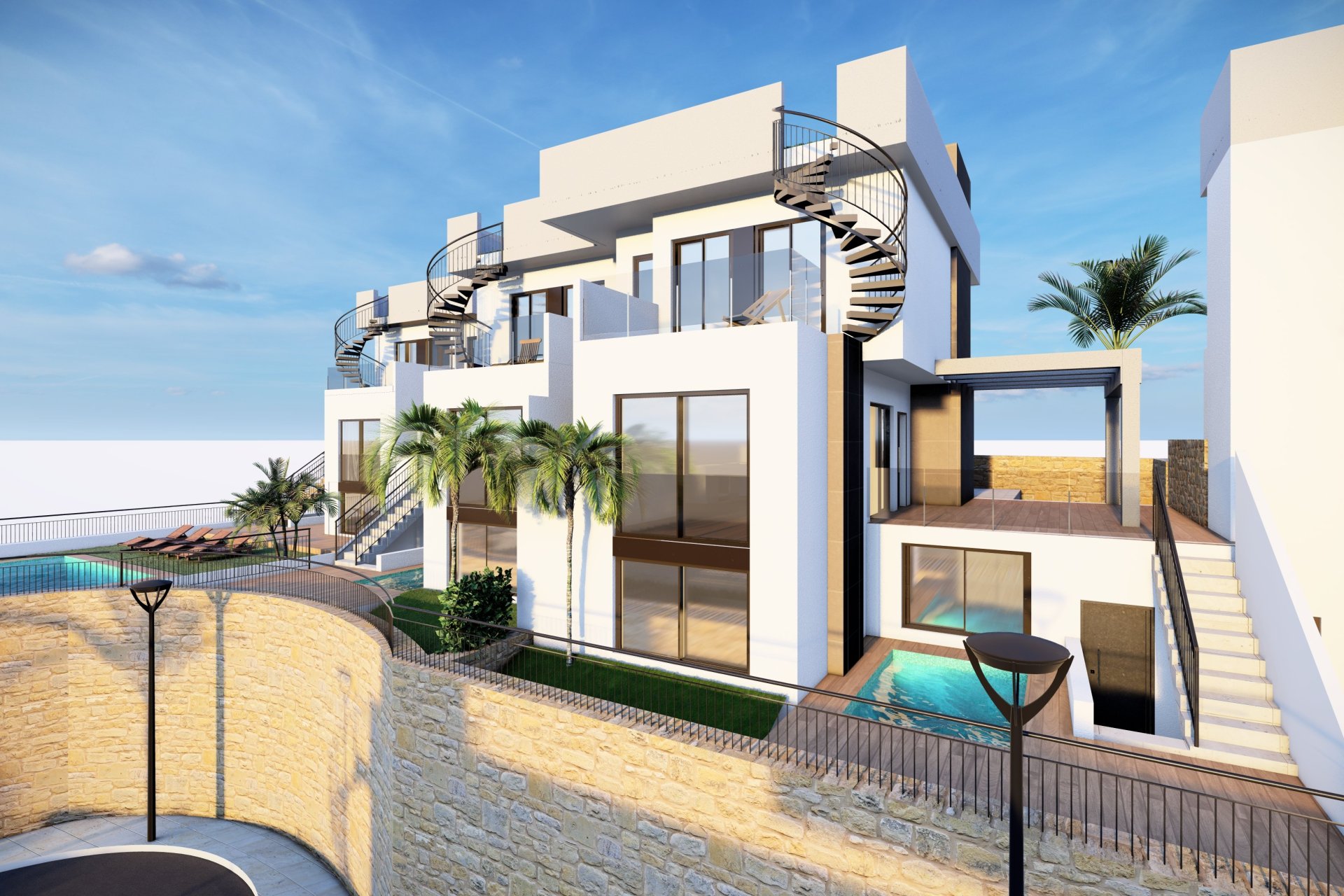 Nouvelle construction - Maison jumelée - Algorfa