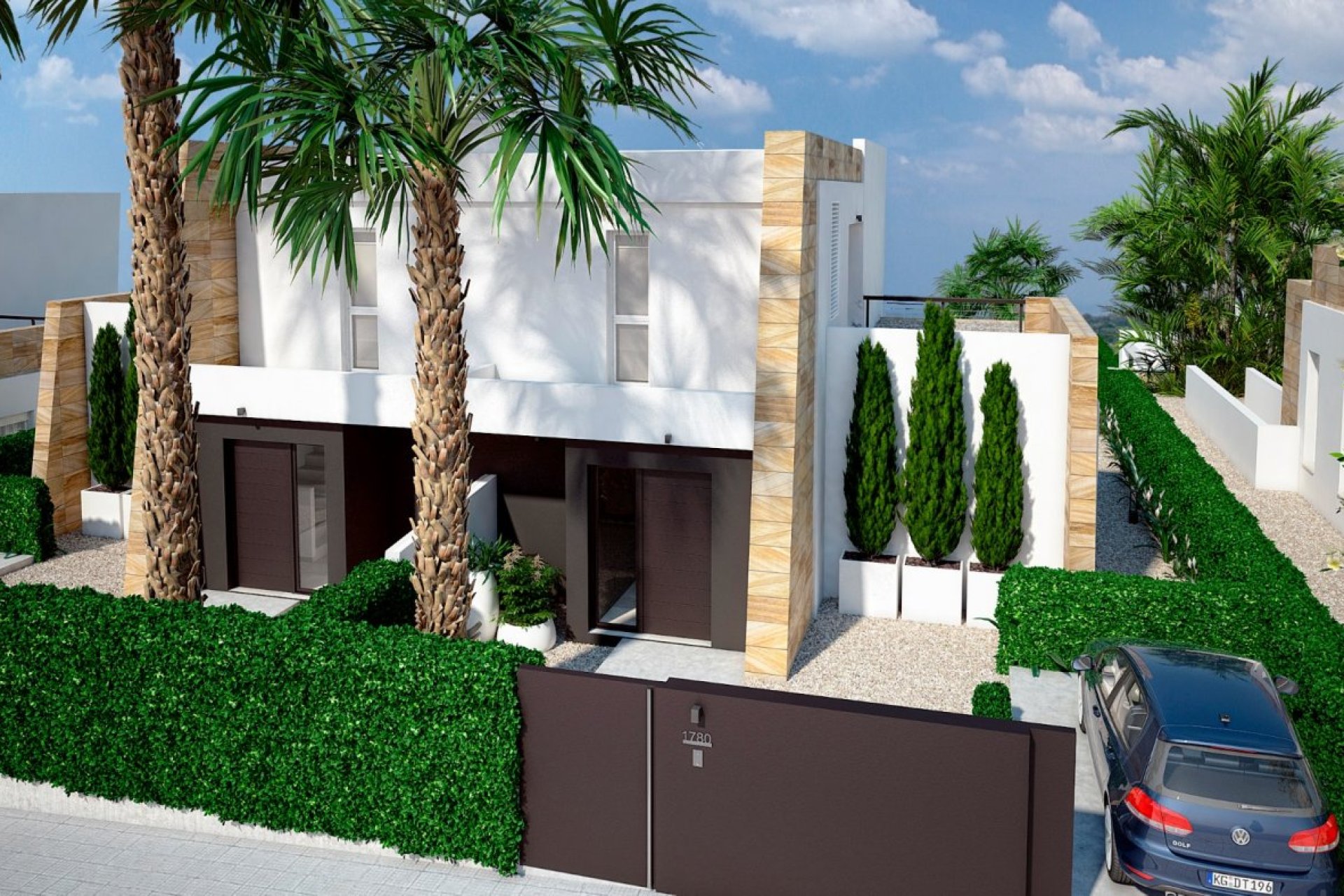 Nouvelle construction - Maison jumelée - Algorfa