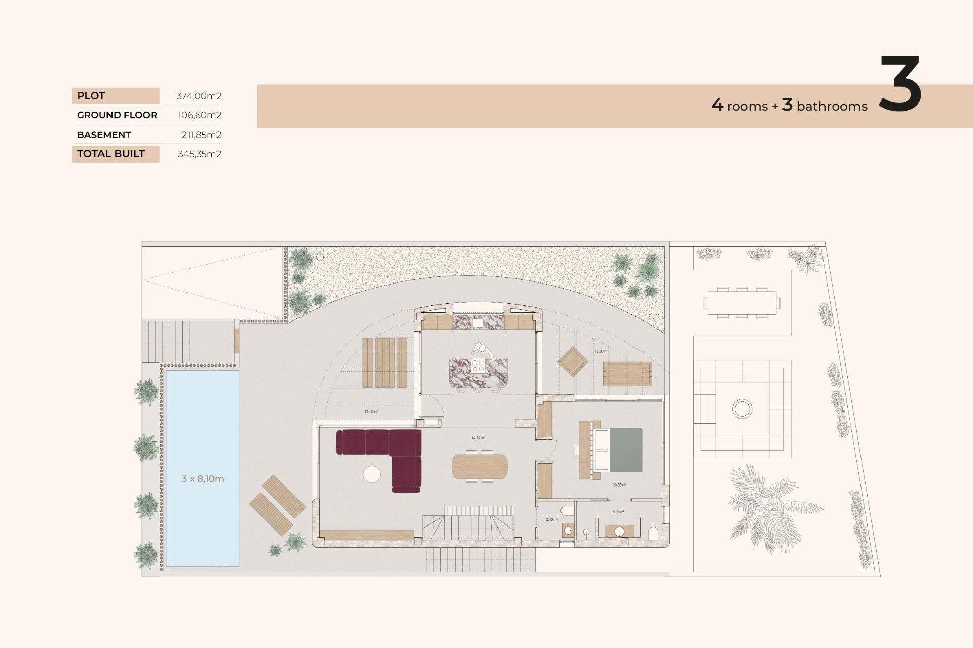 Nouvelle construction - Villa indépendante - Algorfa