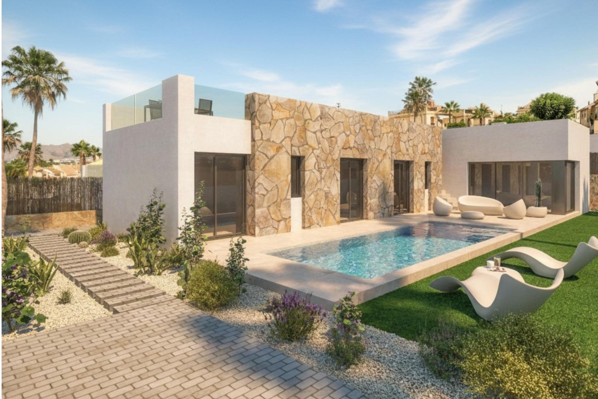 Nouvelle construction - Villa indépendante - Algorfa