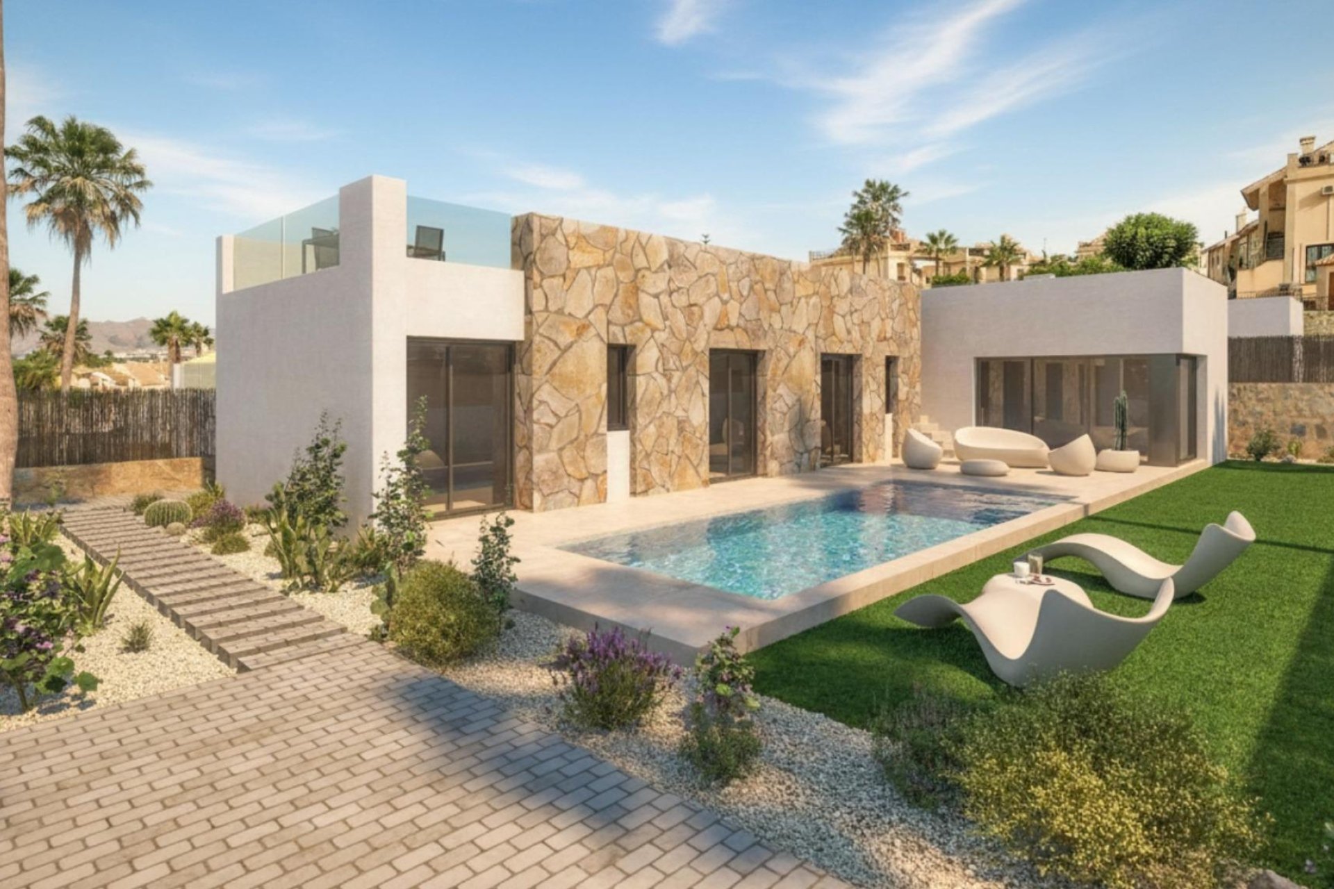 Nouvelle construction - Villa indépendante - Algorfa