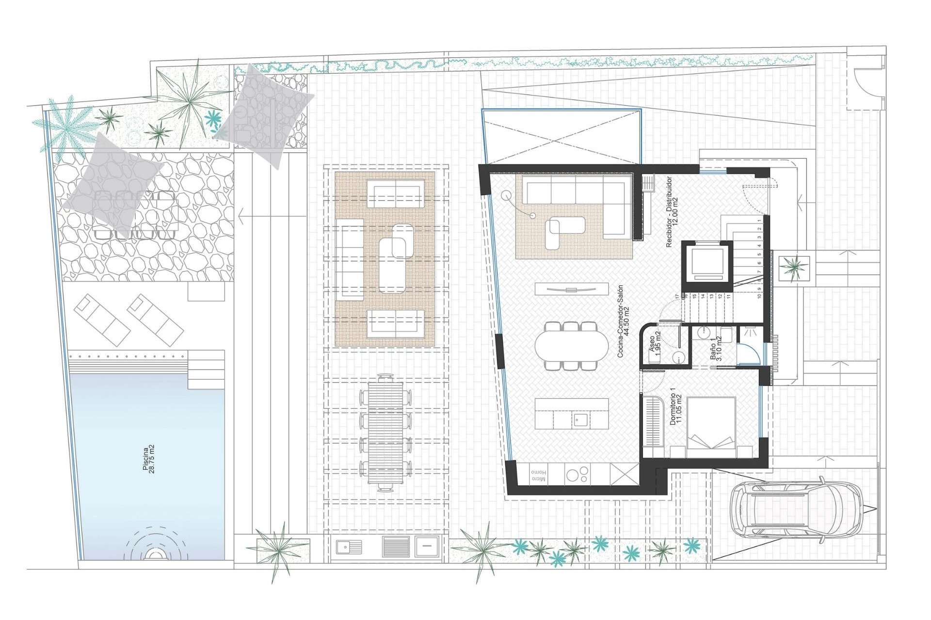 Nouvelle construction - Villa indépendante - Cabo de Palos