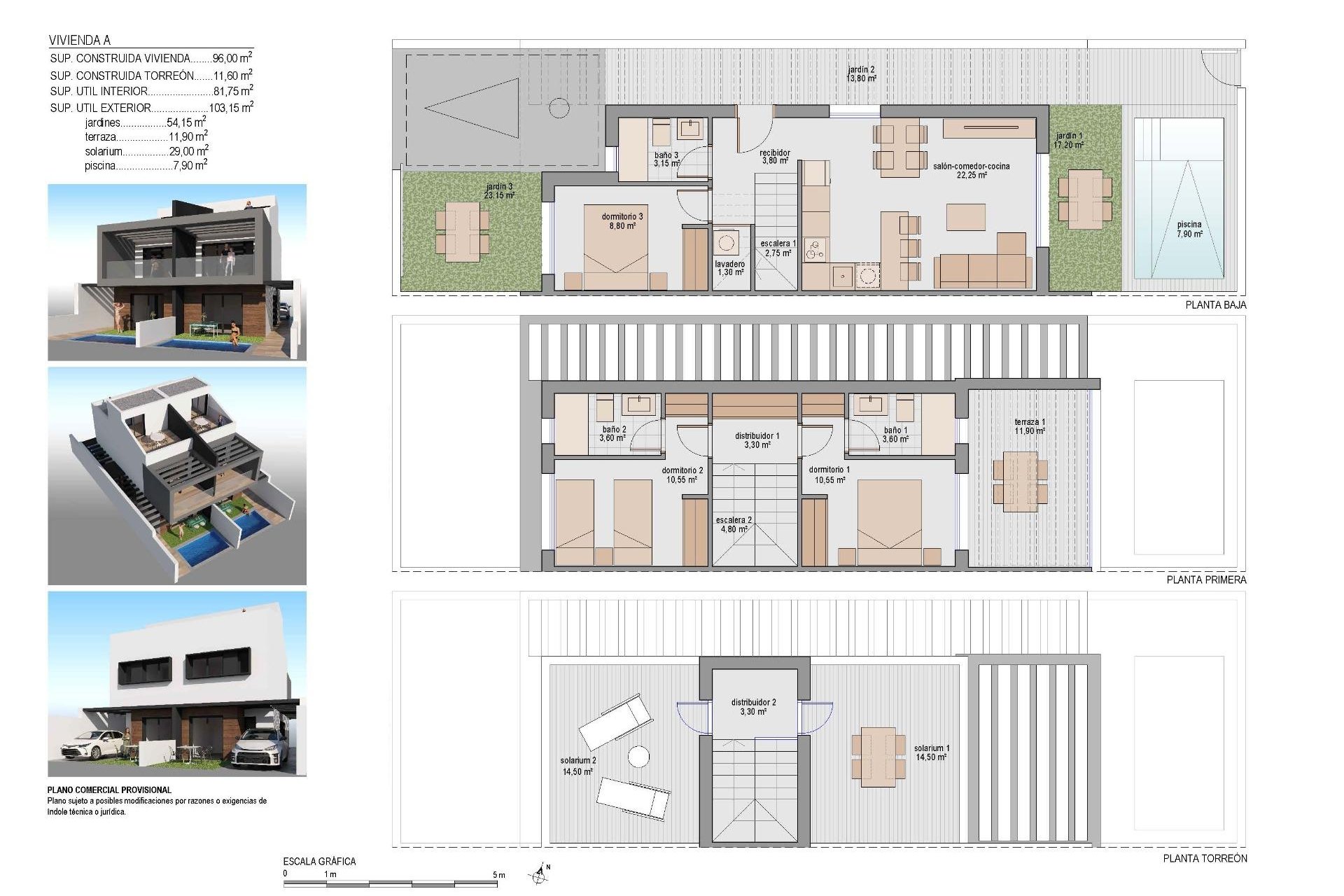 Obra nueva - Adosado - San Javier