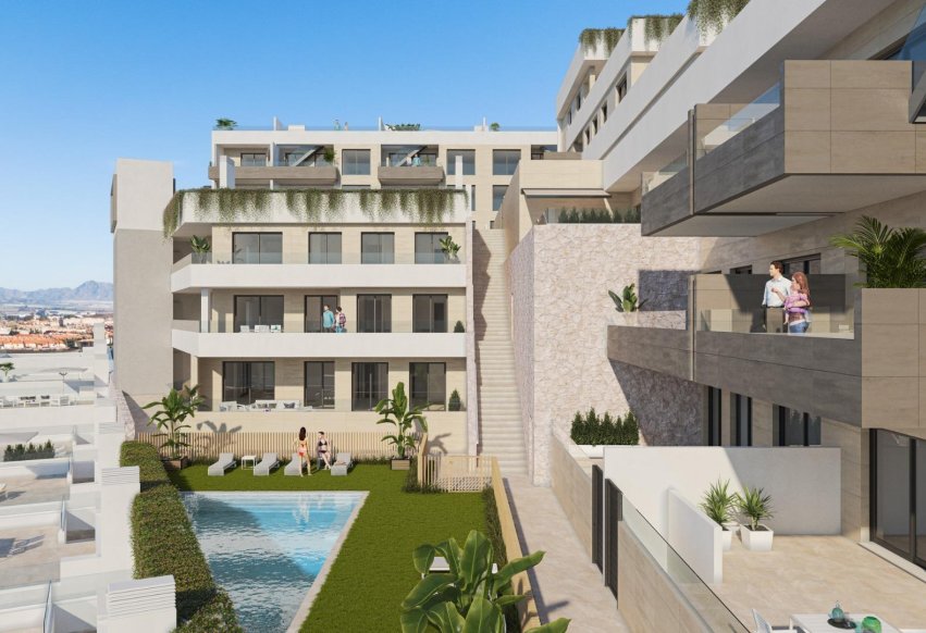 Obra nueva - Apartamento en planta baja - Águilas