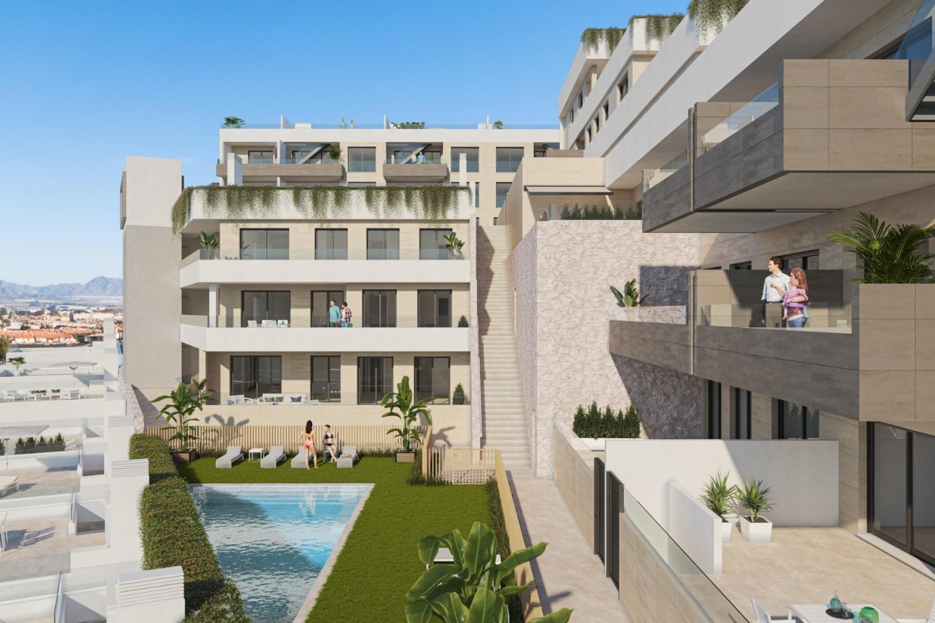 Obra nueva - Apartamento en planta baja - Águilas