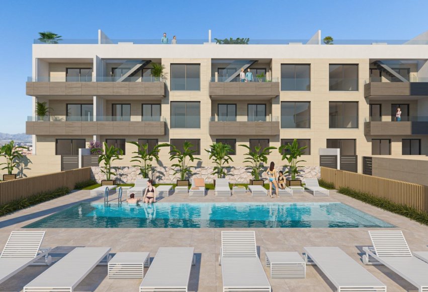 Obra nueva - Apartamento en planta baja - Águilas