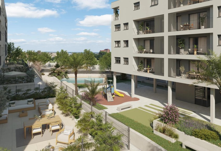 Obra nueva - Apartamento en planta baja - Alicante