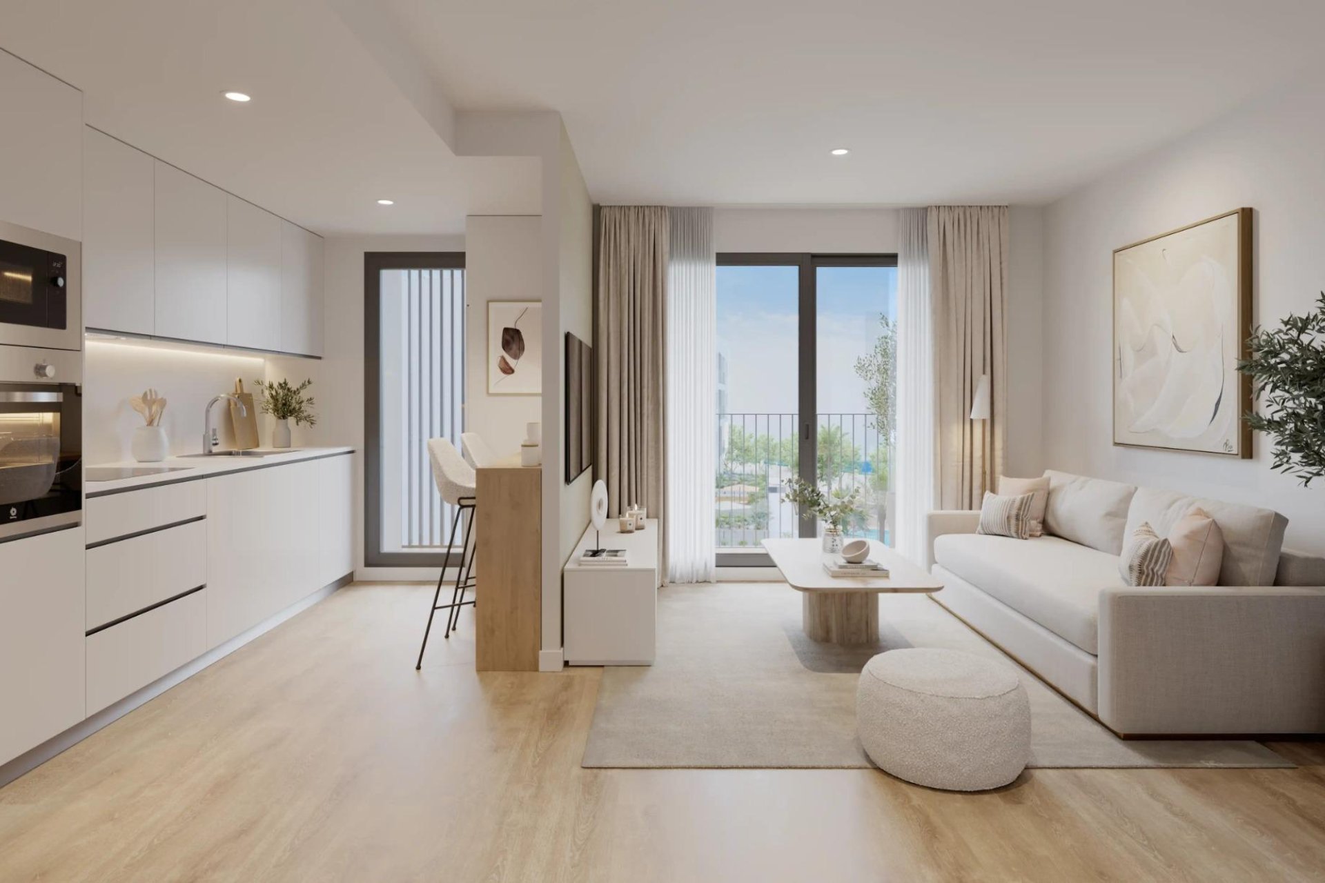 Obra nueva - Apartamento en planta baja - Alicante