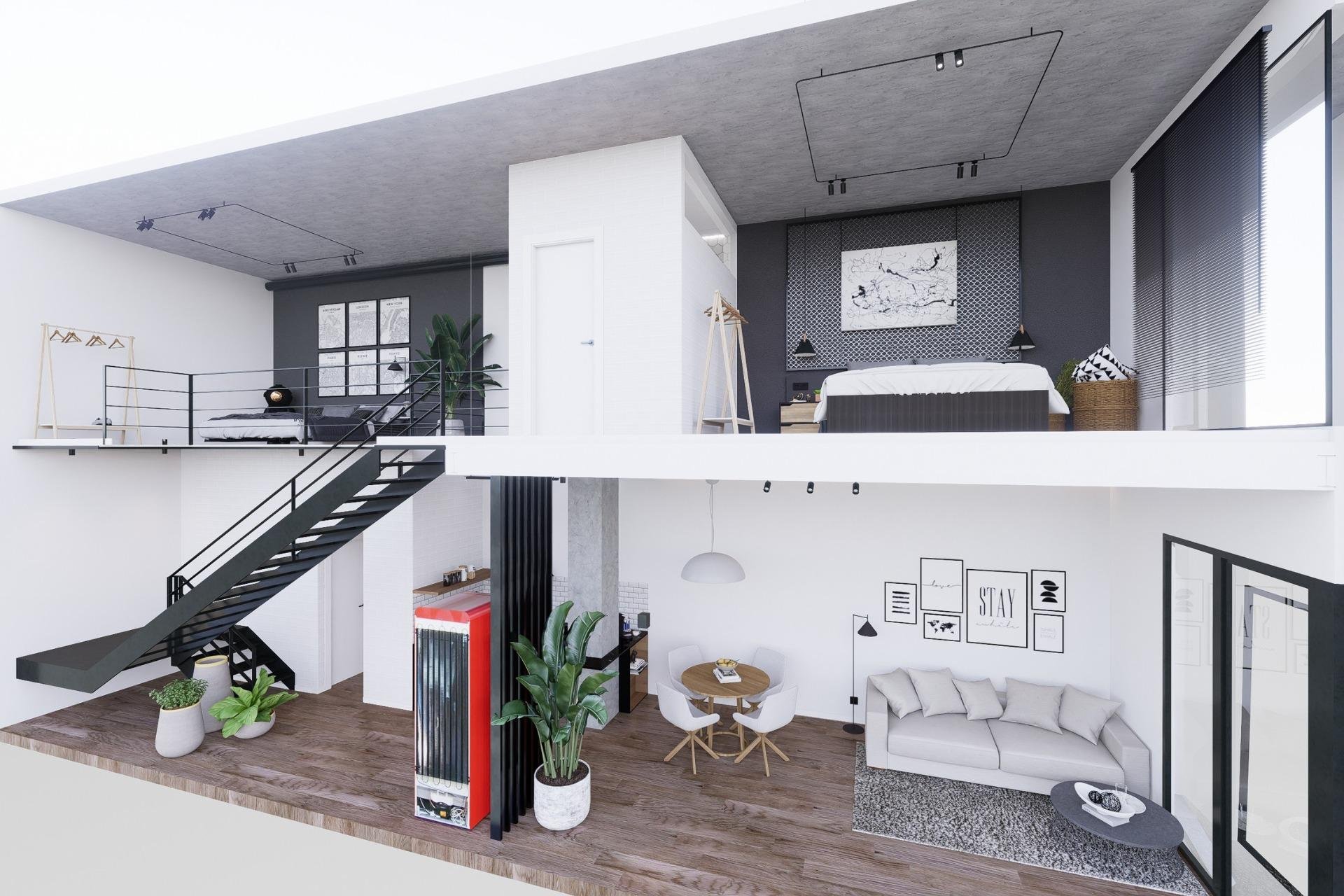 Obra nueva - Apartamento en planta baja - Alicante