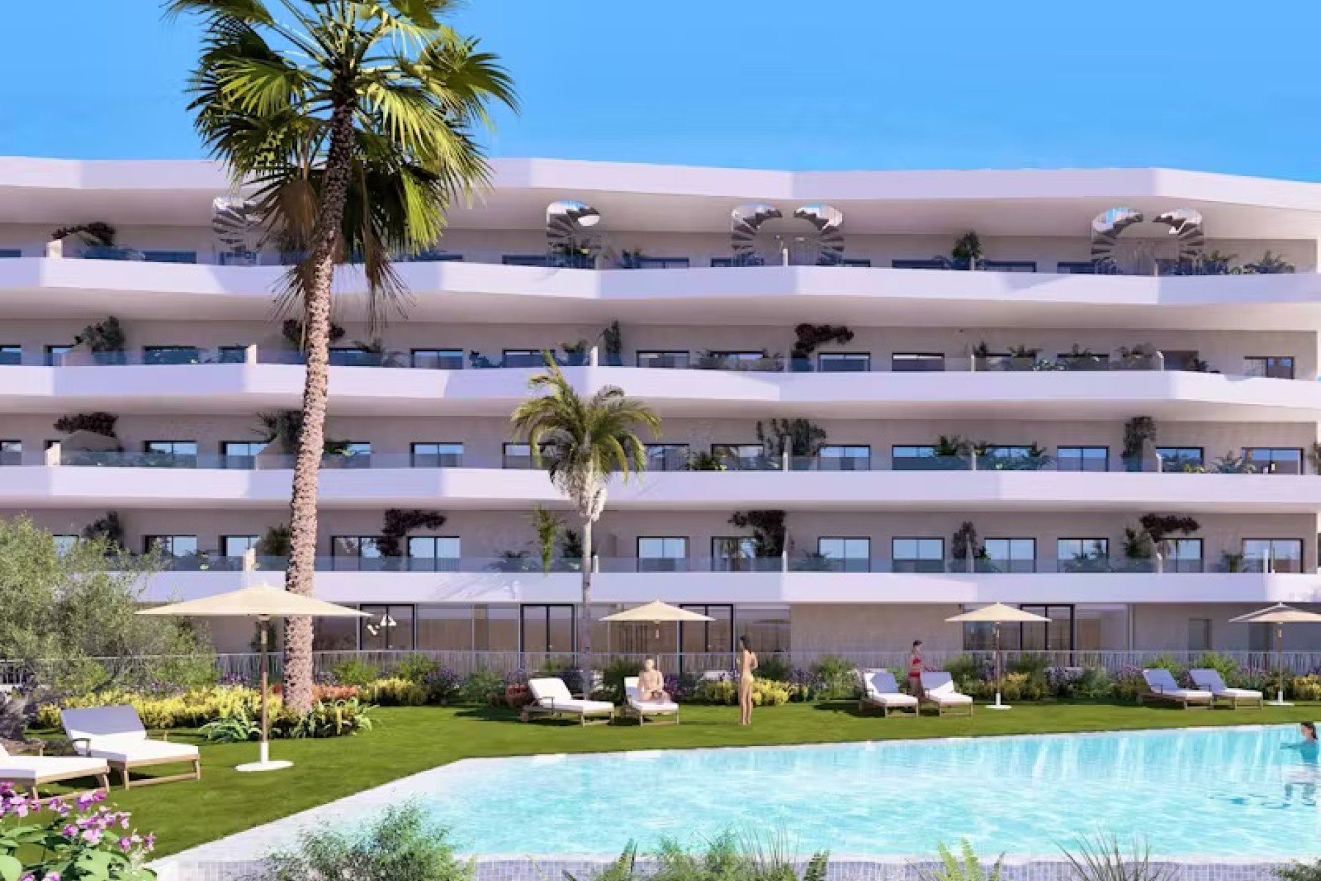 Obra nueva - Apartamento en planta baja - La Nucía