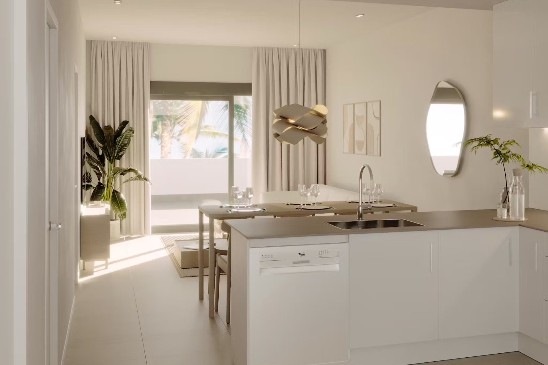 Obra nueva - Apartamento en planta baja - La Nucía