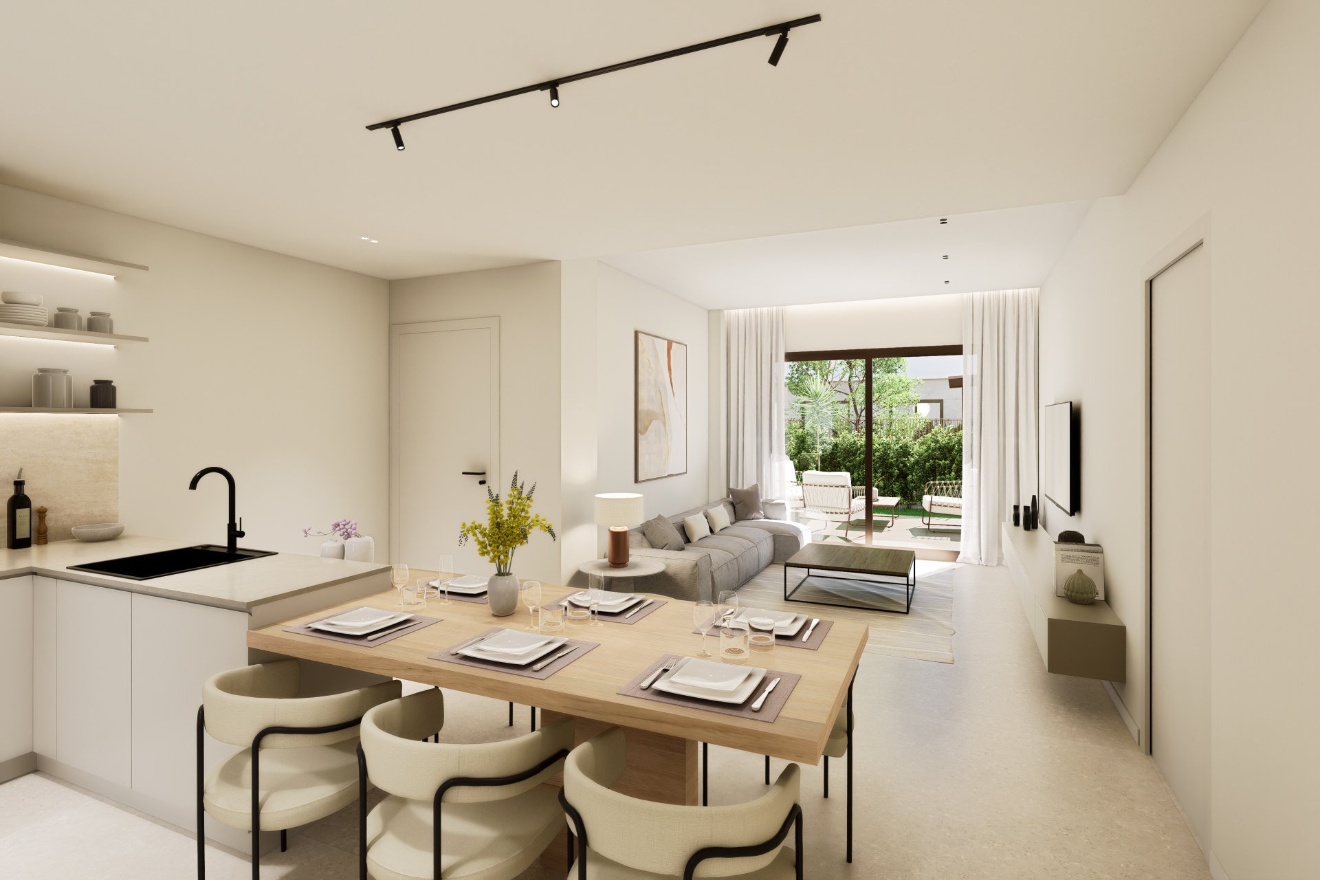 Obra nueva - Apartamento en planta baja - Los Alcázares