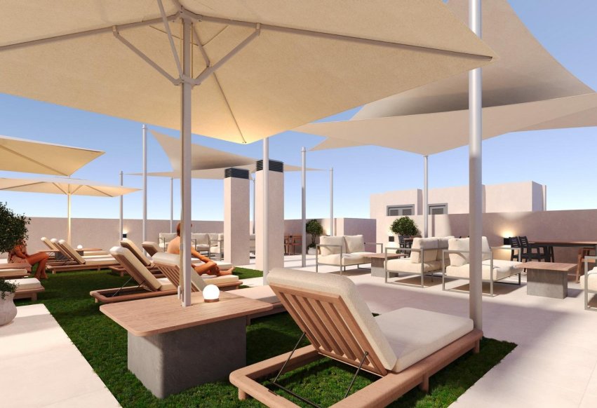 Obra nueva - Apartamento en planta baja - San Miguel de Salinas