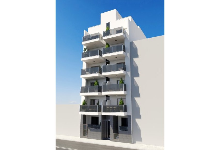Obra nueva - Apartamento en planta baja - Torrevieja