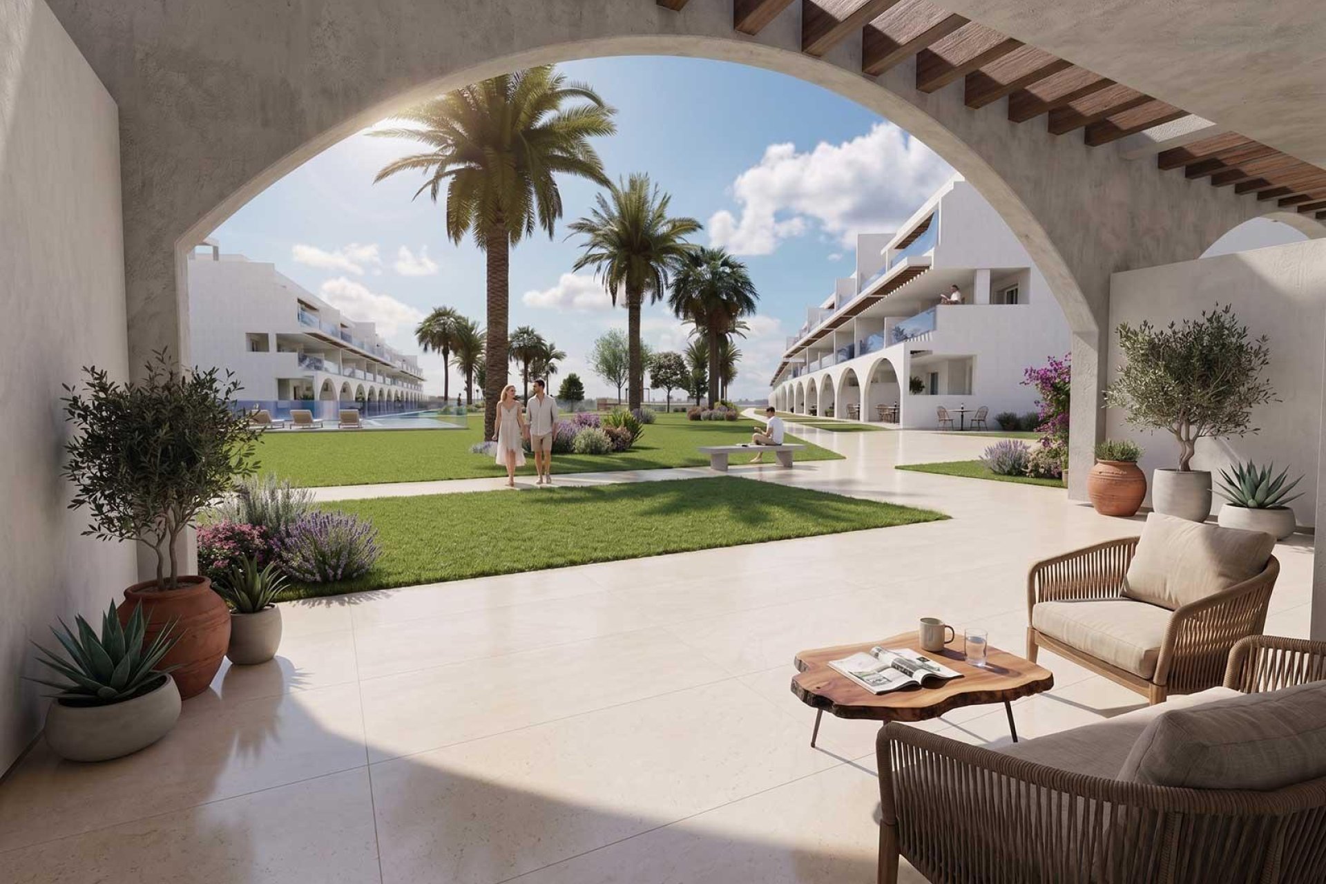 Obra nueva - Apartamento en planta baja - Vera