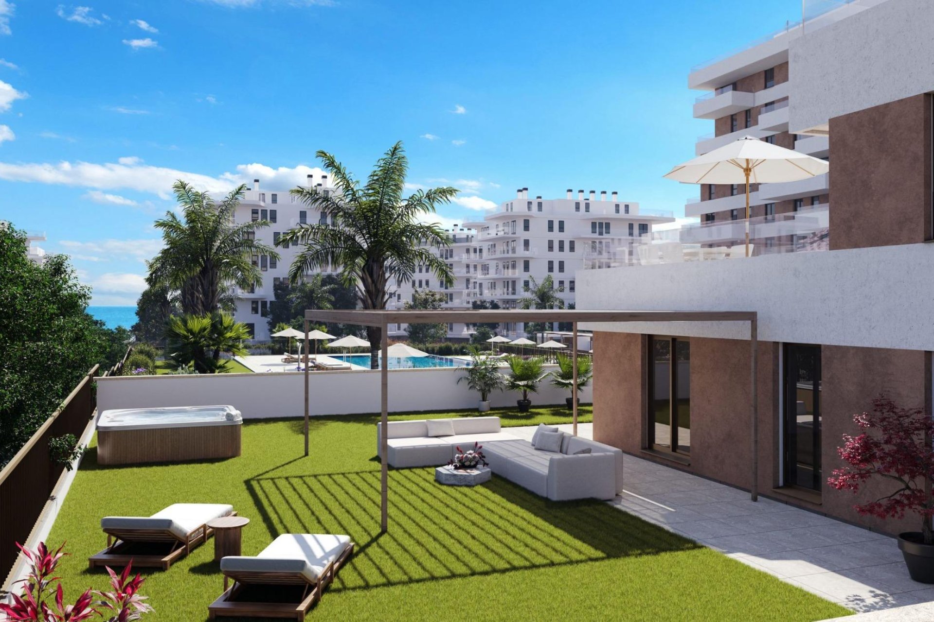 Obra nueva - Apartamento en planta baja - Villajoyosa