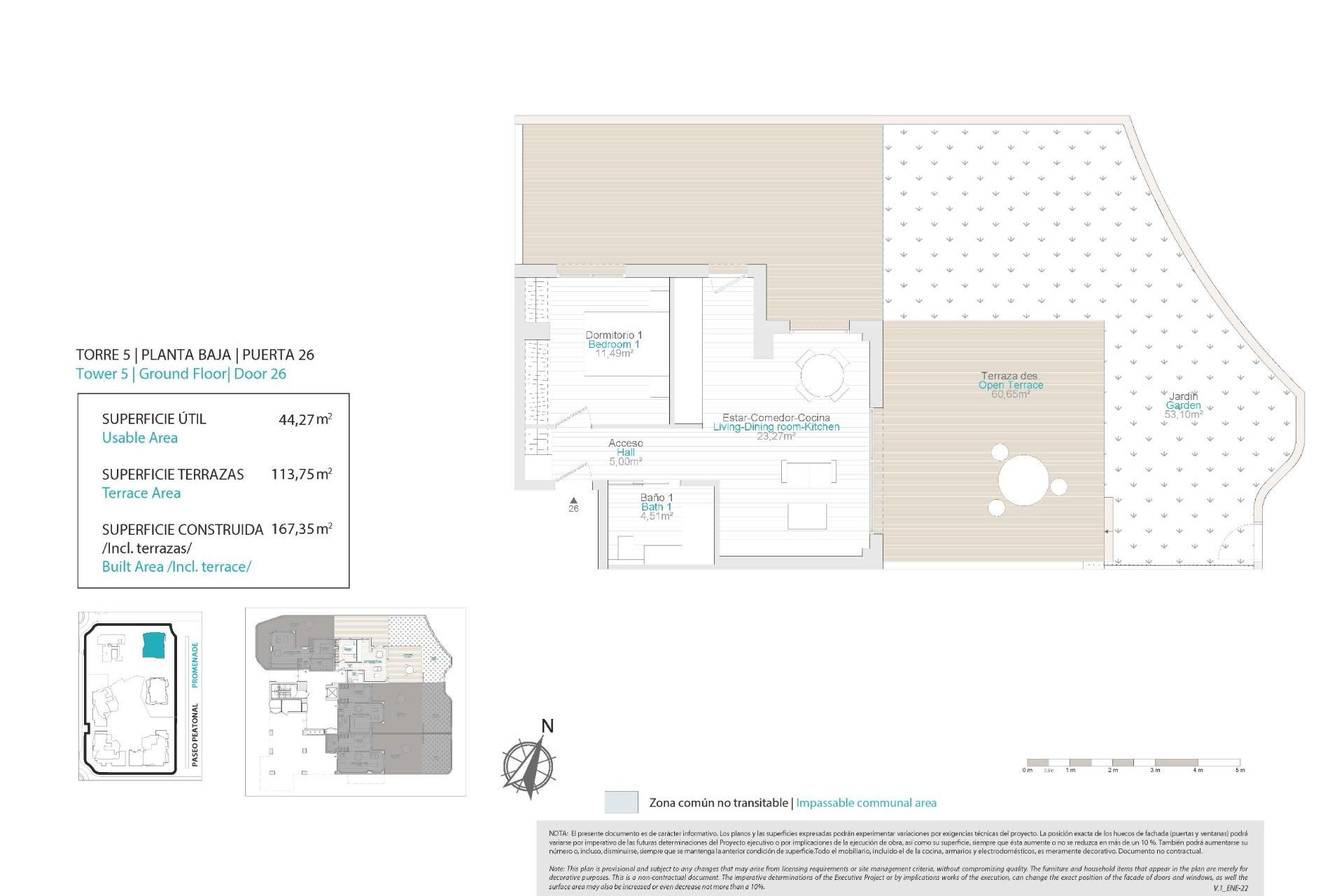 Obra nueva - Apartamento en planta baja - Villajoyosa