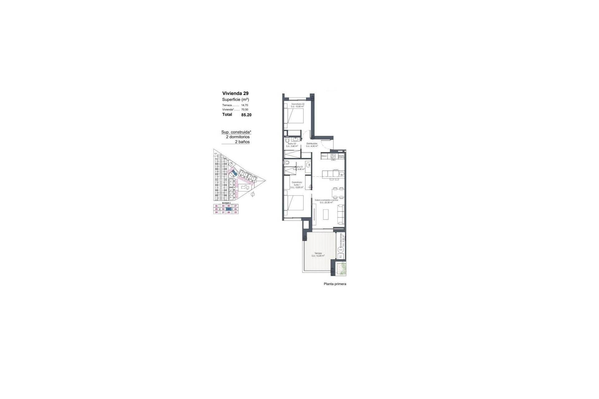 Obra nueva - Apartamento - Los Alcázares