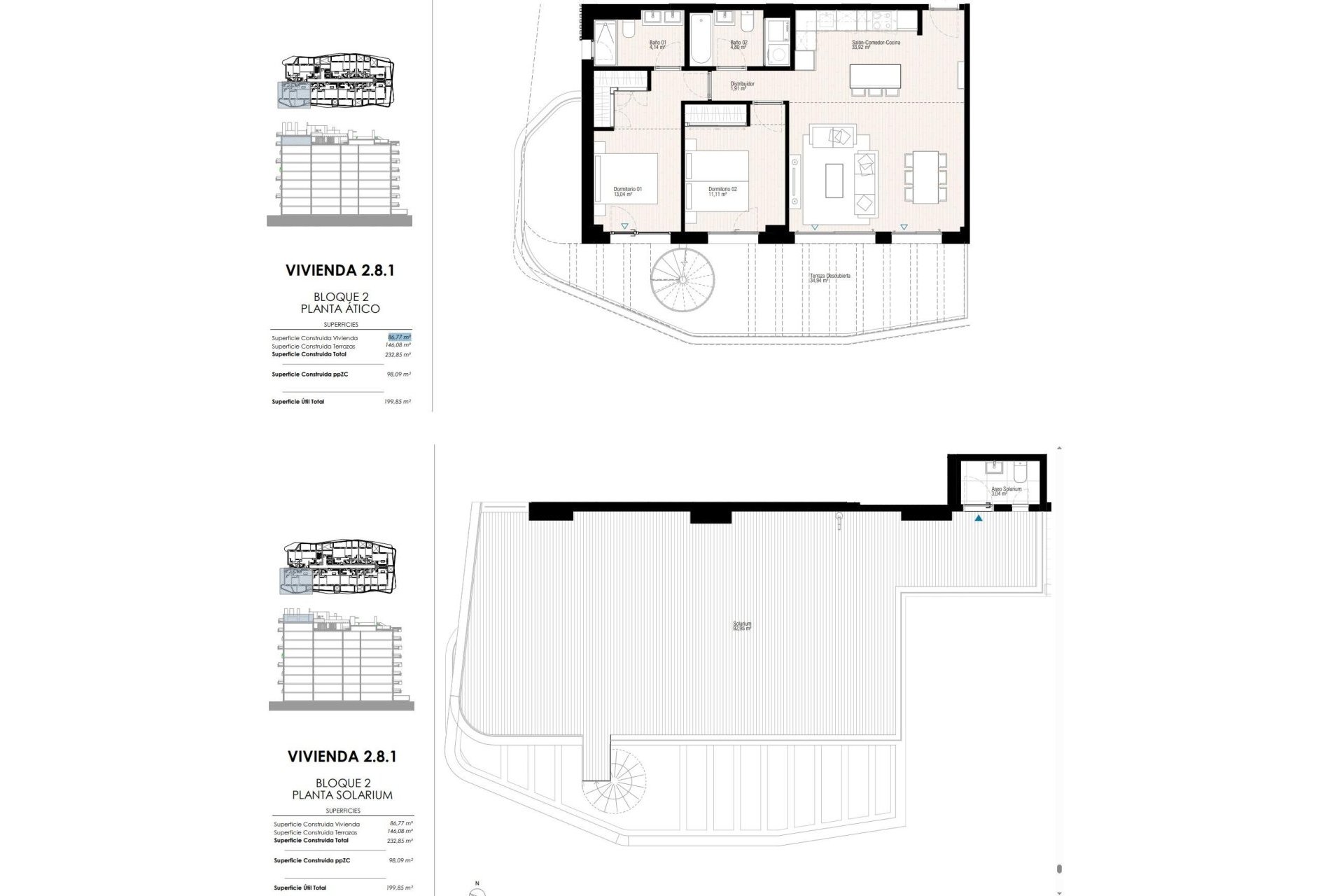Obra nueva - Ático - Villajoyosa