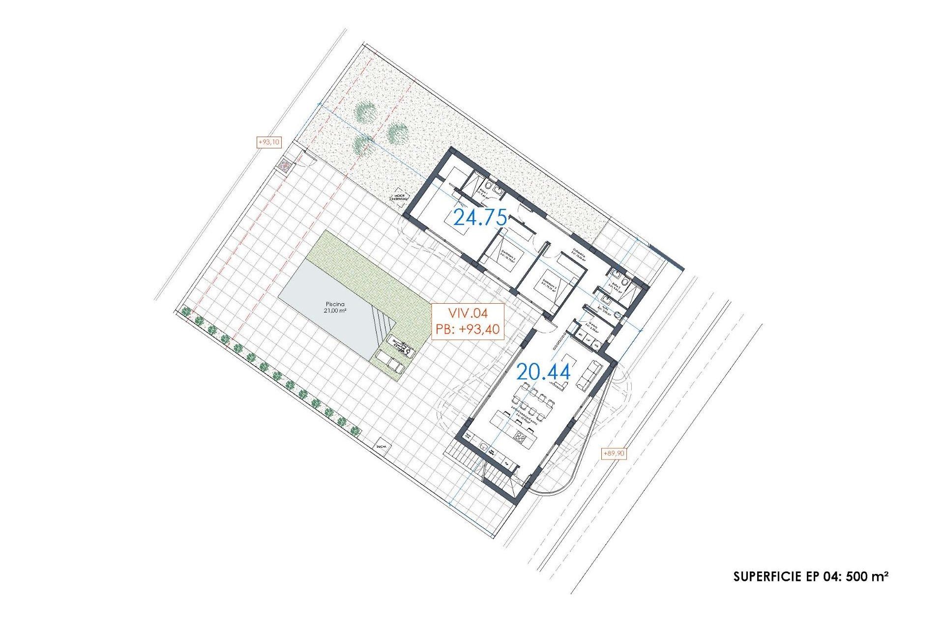 Obra nueva - Villa independiente - Algorfa