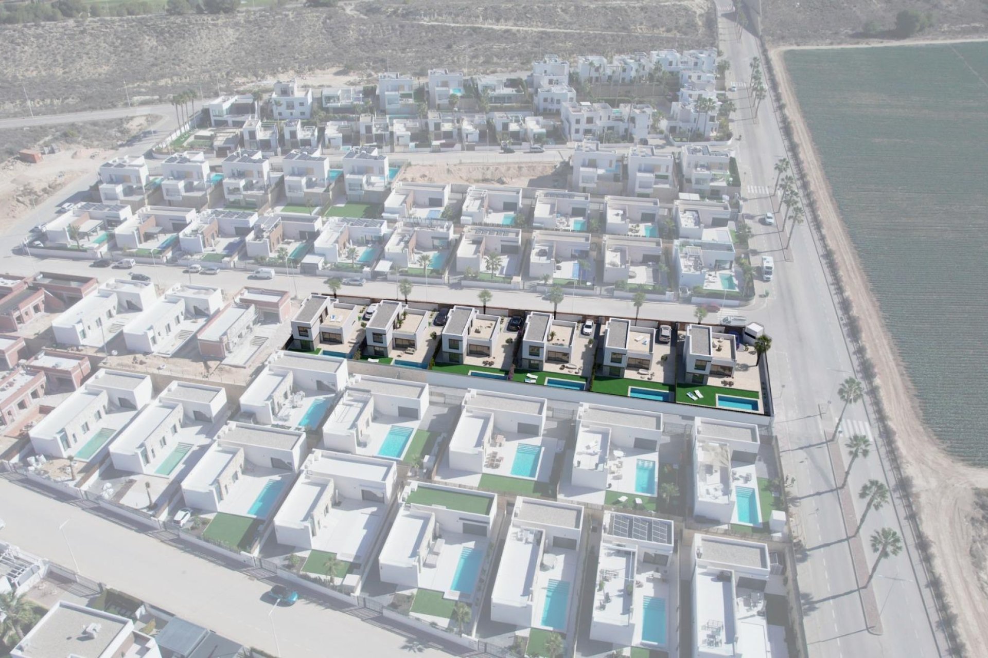 Obra nueva - Villa independiente - Algorfa