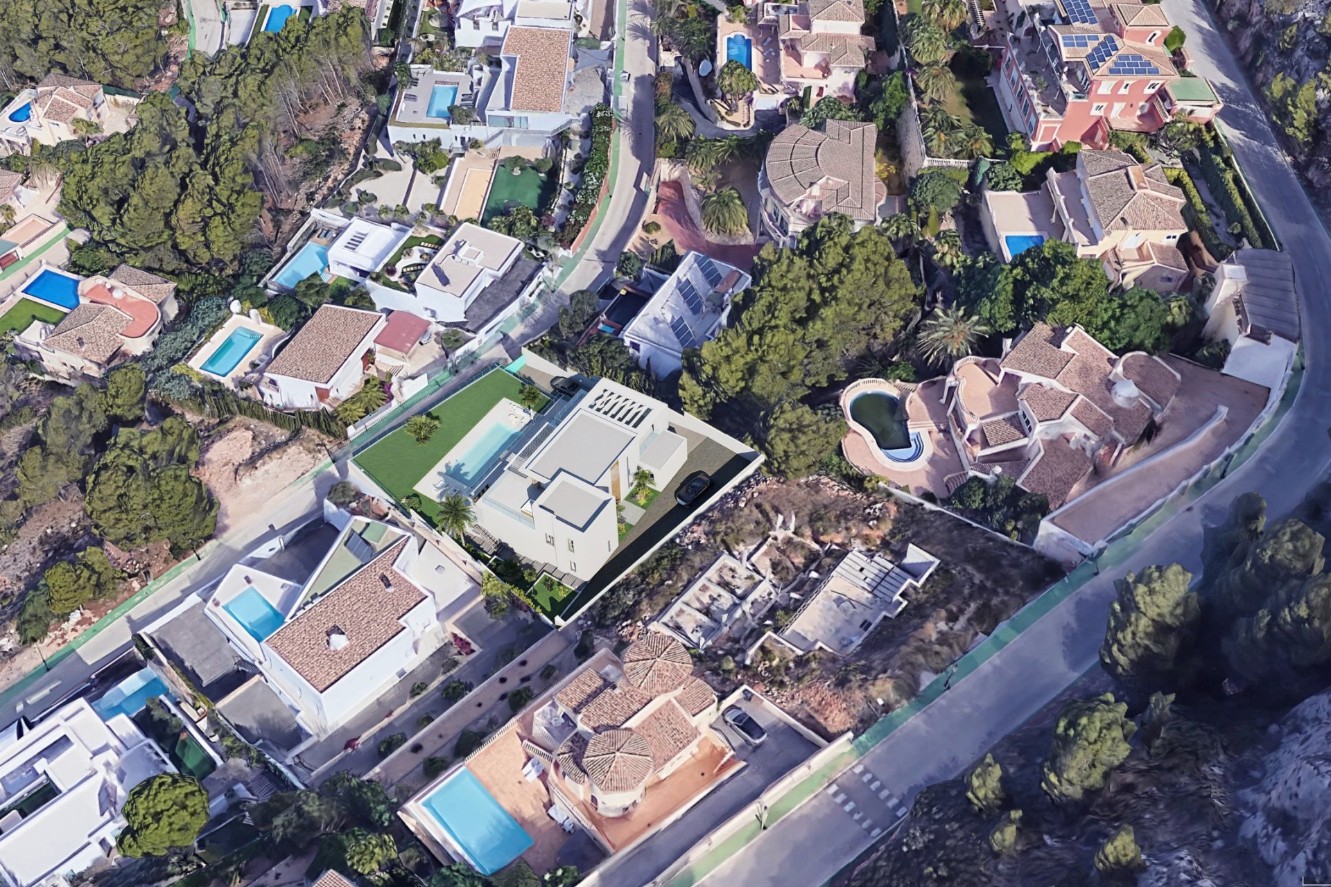 Obra nueva - Villa independiente - Altea