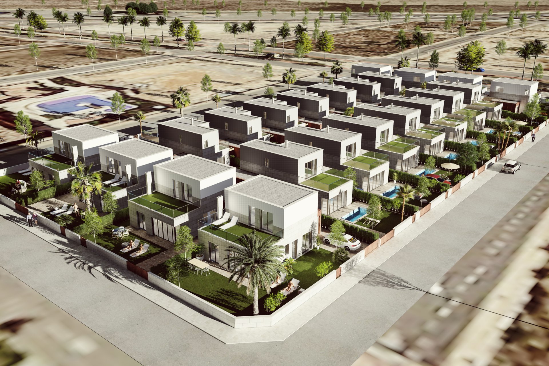 Obra nueva - Villa independiente - Los Alcázares