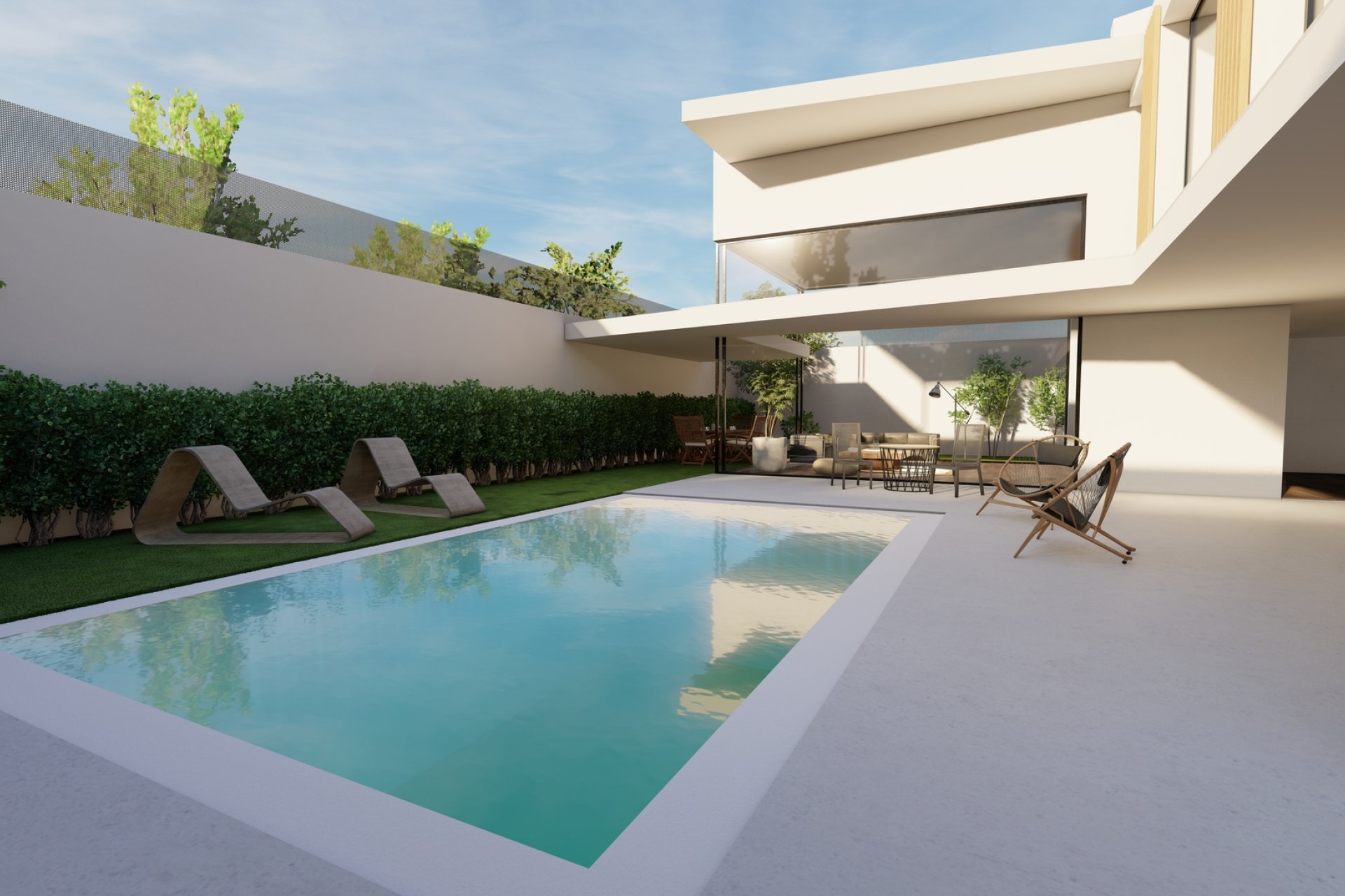 Obra nueva - Villa independiente - Los Baños de Fortuna