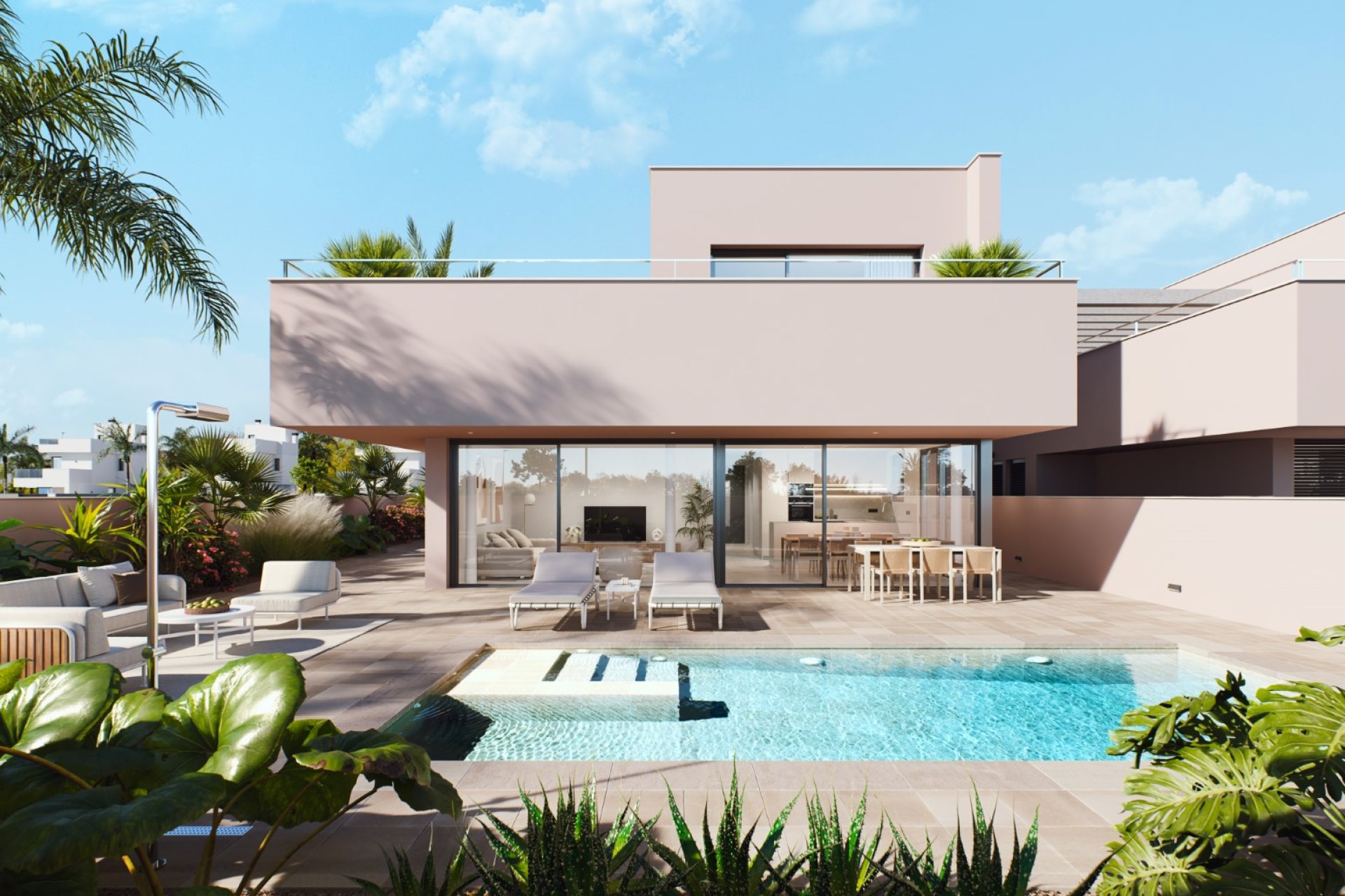 Obra nueva - Villa independiente - Roldán