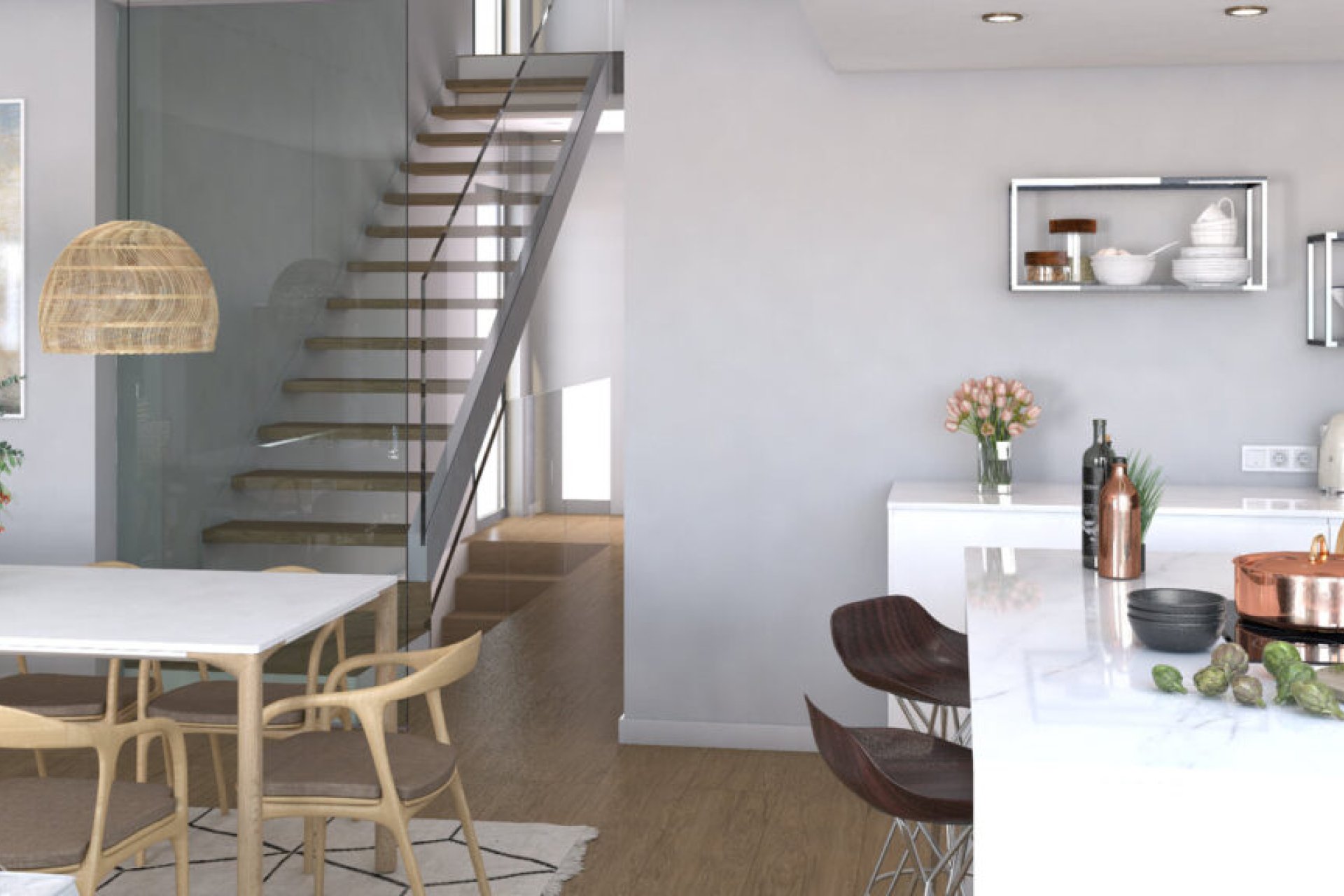 Obra nueva - Villa independiente - Sant Joan d'Alacant