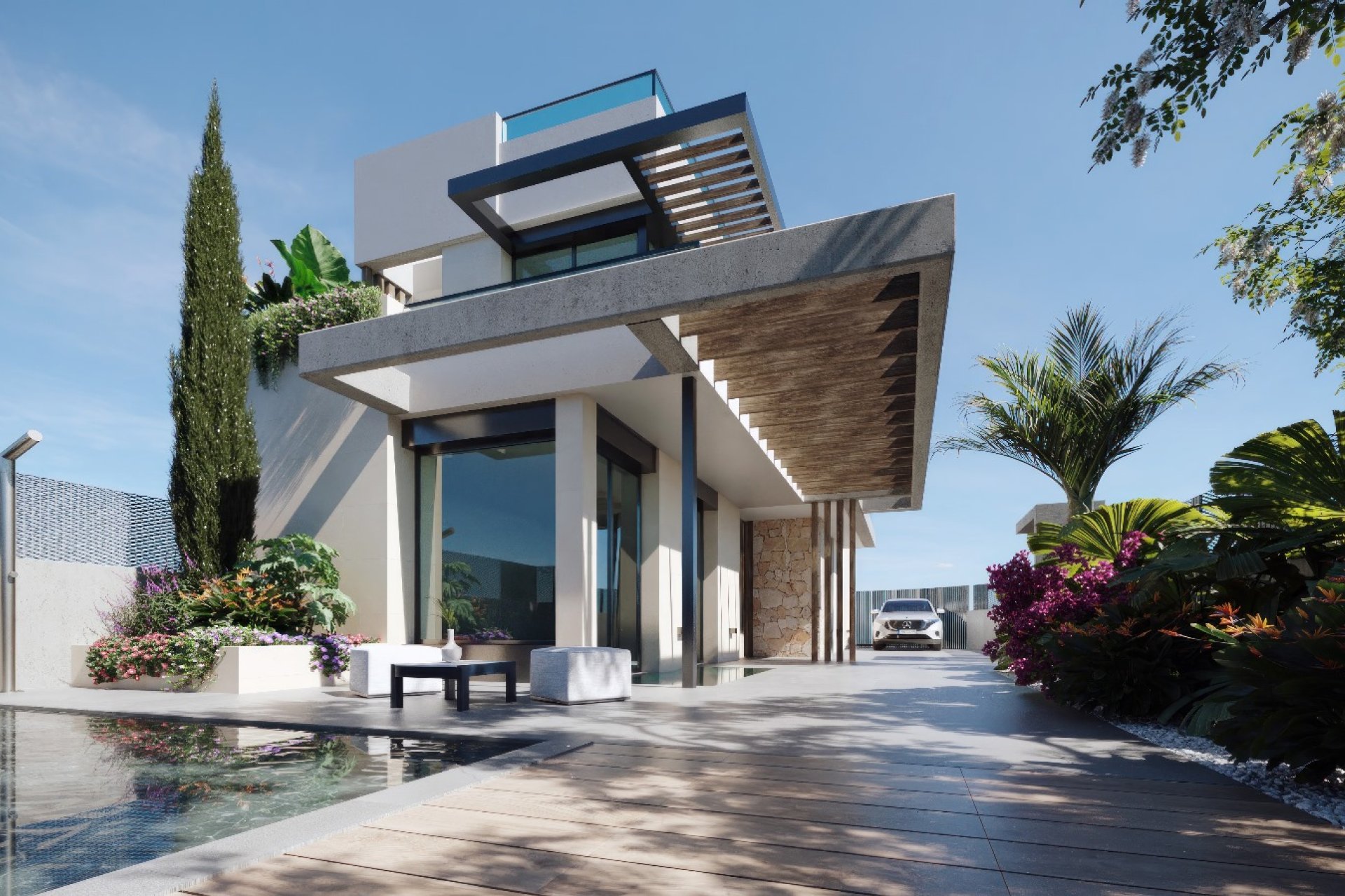 Obra nueva - Villa independiente - Torre-Pacheco