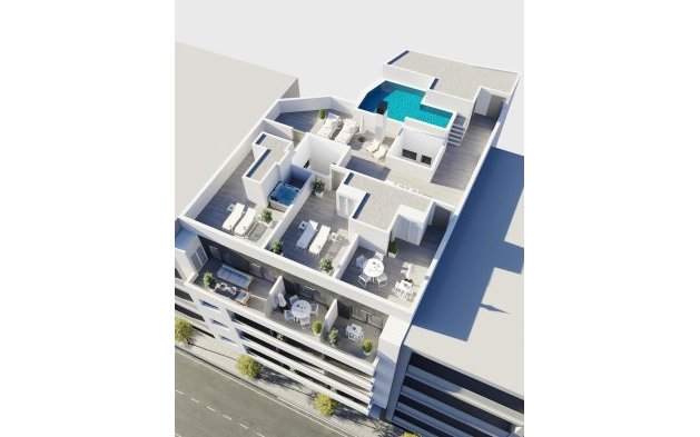 Nouvelle construction - Appartement au dernier étage - Torrevieja