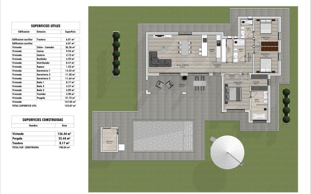 Obra nueva - Villa independiente - Aspe