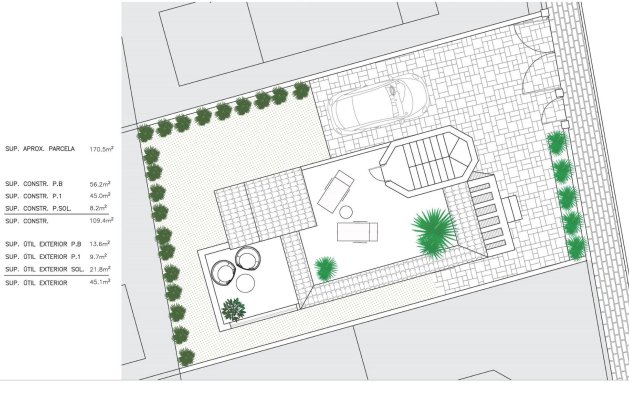 Obra nueva - Villa independiente - San Fulgencio