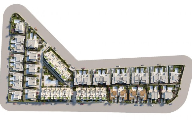 Nouvelle construction - Maison jumelée - Algorfa