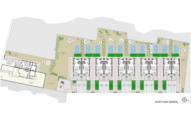 Nouvelle construction - Maison jumelée - Benferri