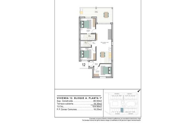 New Build - Apartment - Torre Pacheco
